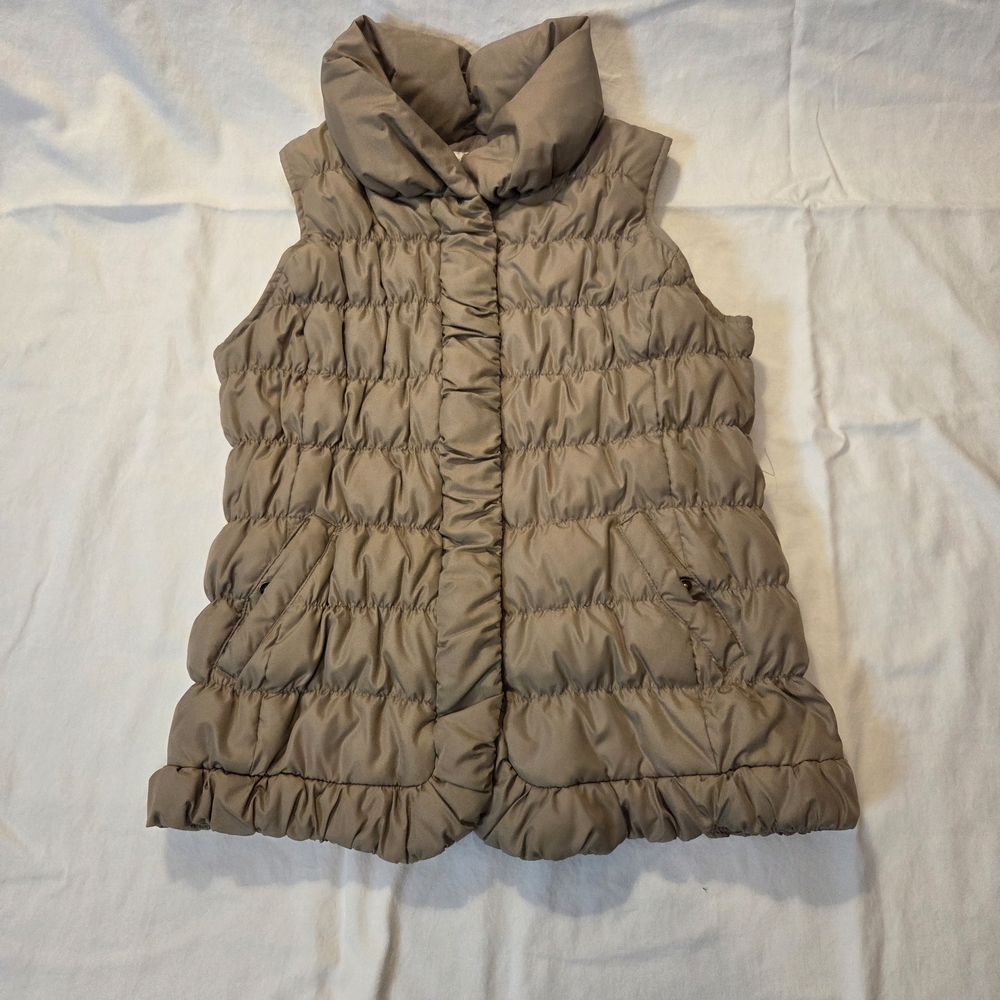 Coldwater Creek Beige 50% Down 50% Feathers - Puffer Vest